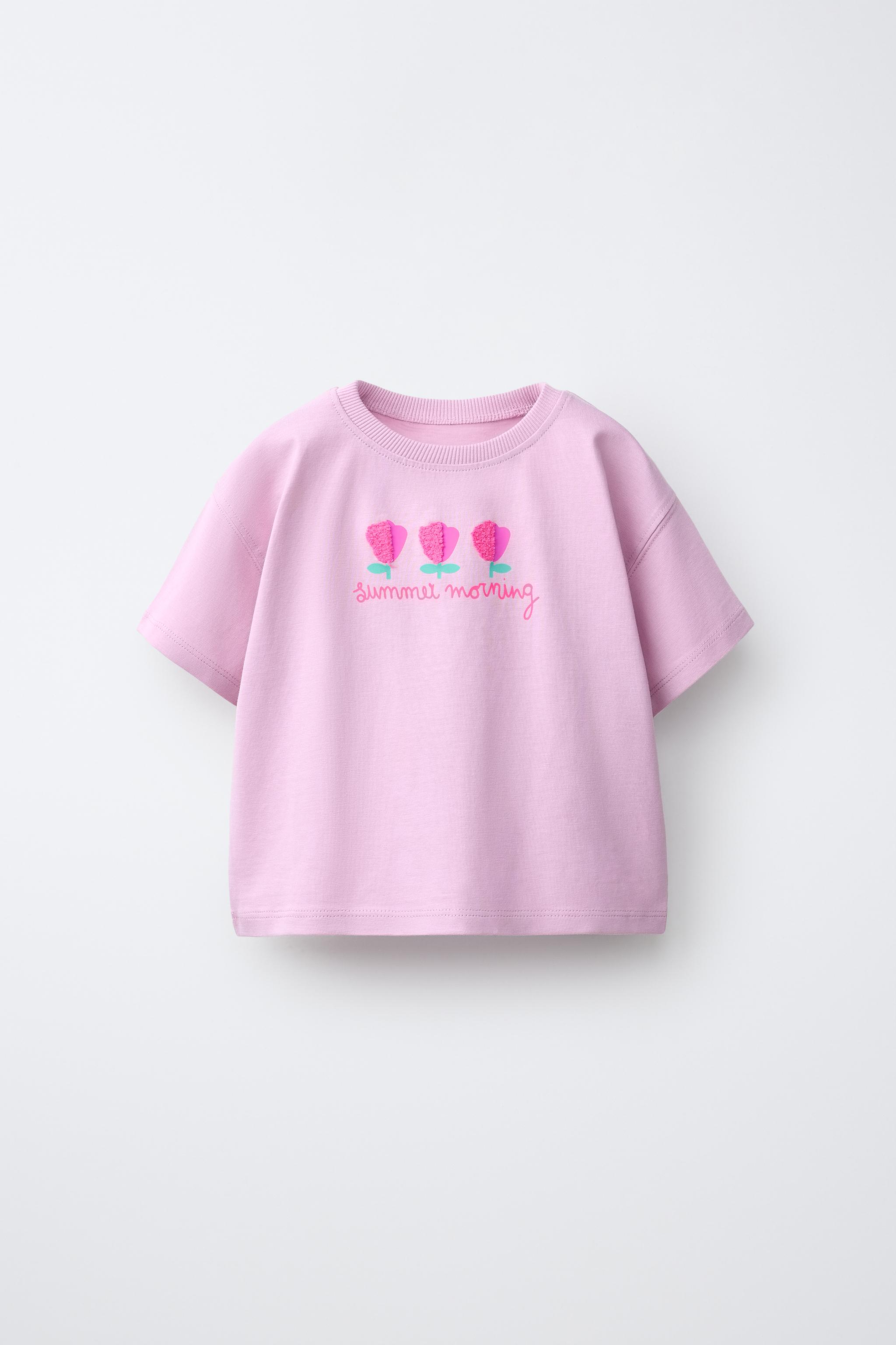 T-SHIRT IMPRIMÉ GLACE EN VELOURS BOUCLÉ
